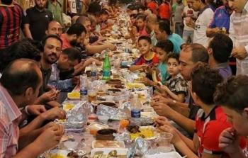 موائد إفطار رمضانية في مصر (أرشيف)