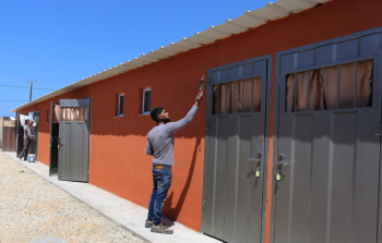 غرف من مراكز الحجر الصحي في قطاع غزة