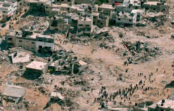 آثار الدمار الذي خلفته مجازر الاحتلال في جنين عام 2002 (أرشيف)