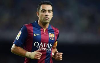 نجم برشلونة والمنتخب الإسباني لكرة القدم السابق تشافي هيرنانديز (أرشيف)