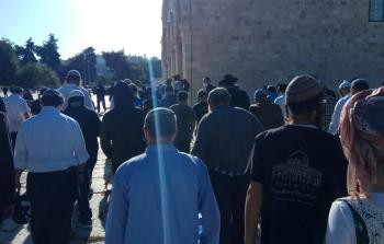 جانب من اقتحامات المستوطنين للمسجد الأقصى صباح اليوم