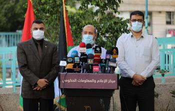 جانب من المؤتمر (تصوير/ محمود ابو حصيرة)