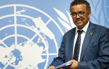 المدير العام لمنظمة الصحة العالمية، تيدروس أدهنوم غيبريسوس