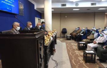 جانب من لقاء أبو نعيم مع الوجهاء والمخاتير