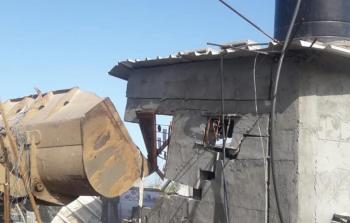 عملية إزالة التعديات التي قامت بها سلطة الأراضي