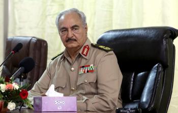 لجنرال الليبي خليفة حفتر أرشيف)