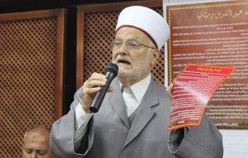 الشيخ عكرمة صبري خطيب المسجد الأقصى ورئيس الهيئة الإسلامية العليا في مدينة القدس