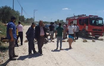 جانب من احتجاجات المواطنين الأسبوع الماضي