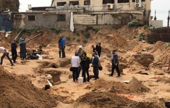 مقبرة الإسعاف تعرضت للنبش خلال الأيام الماضية من قبل بلدية الاحتلال (أرشيف)