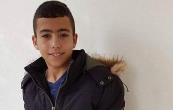 الأسير الطفل زيد أحمد بعجاوي