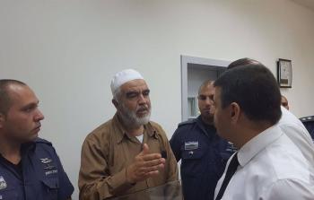 الشيخ رائد صلاح في إحدى محاكماته (أرشيف)