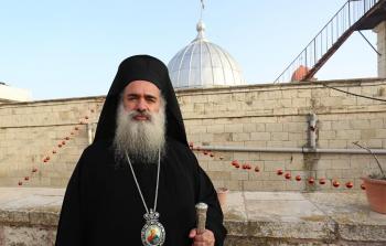 رئيس أساقفة سبسطية للروم الأرثوذكس المطران عطا الله حنا (أرشيف)