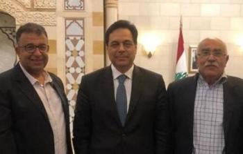 وفد الجبهة الشعبية يلتقي حسان دياب في بيروت