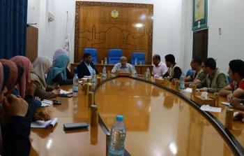 جانب من لقاء الزهار بمبادرة شباب سياسي واعد