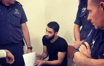 الأسير أحمد جمال في إحدى مداولات محكامته (أرشيف)