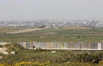 المنطقة الفاصلة بين قطاع غزة والأراضي المحتلة عام 1948 (أرشيف)