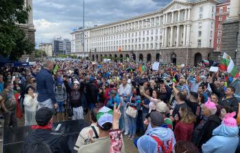 جانب من الاحتجاجات (الاناضول)