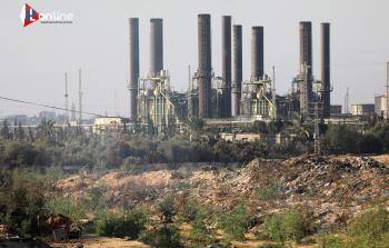 محطة الكهرباء الوحيدة في القطاع توقفت اليوم عن العمل