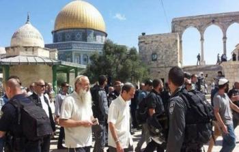 مستوطنون يدنسون باحات المسجد الأقصى المبارك (أرشيف)