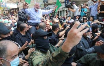 دانب م نزيارة هنية لمخيم عين الحلوة