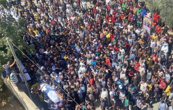 جانب من الجنازة (تصوير/ ياسر فتحي)