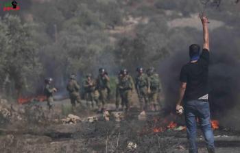 جانب من المواجهات