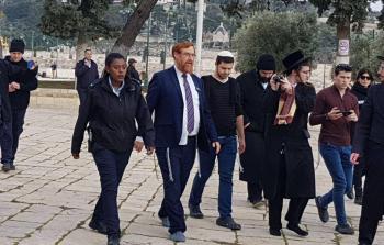 المتطرف غليك يقتحم الأقصى (أرشيف)