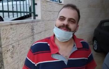 لحظة الإفراج عن الصحفي الظاهر