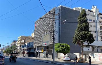 حي الرمال بمدينة غزة أثناء فرض حظر التجوال / تصوير - ياسر فتحي