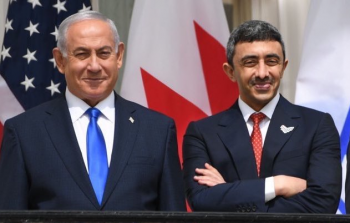 وزير خارجية الإمارات ورئيس حكومة الاحتلال (أرشيف)