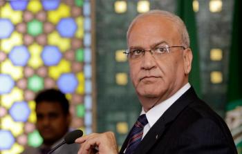 صائب عريقات أمين سر اللجنة التنفيذية لمنظمة التحرير الفلسطينية (أرشيف)