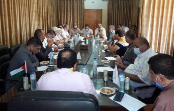 اجتماع  سابق لأندية غزة