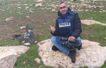 الصحفي مجاهد السعدي من مدينة جنين (أرشيف)