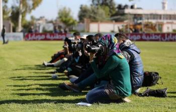 الصحفيين في الملاعب