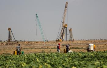 أنشطة هندسية للاحتلال على حدود غزة (الأناضول)
