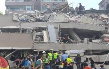 زلزال إزمير بتركيا (أرشيف)