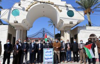 جانب من مؤتمر الفصائل (تصوير: ياسر فتحي)