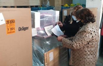 وزارة الصحة تتسلم 21 جهاز تنفس اصطناعي من منظمة الصحة العالمية