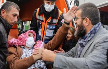 لحظة الإفراج عن الأسير ماهر الأخرس