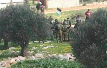 جانب من المواجهات