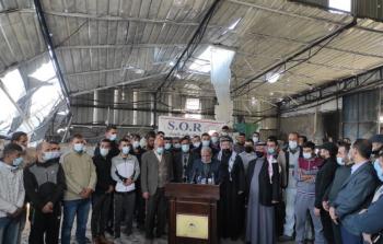 النائب الزهار ونواب كتلة التغيير والإصلاح البرلمانية في جولة للمناطق التي تعرضت للعدوان