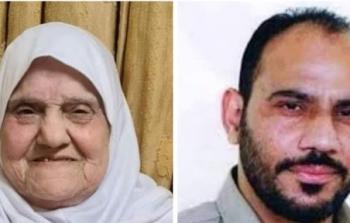 الأسير رجب الطحان ووالدته (أرشيف)