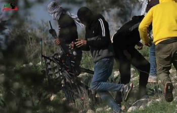 إسقاط طائرة مسيرة للاحتلال خلال مواجهات في كفر قدوم