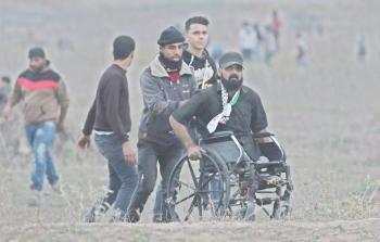 الشهيد المقعد إبراهيم أبو ثريا (أرشيف)