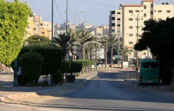 حظر التجوال بقطاع غزة  (صورة أرشيفية)