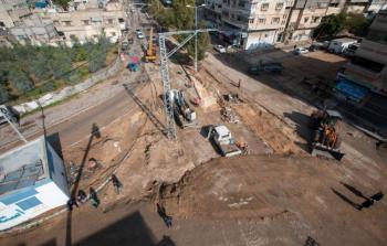 بلدية غزة تشرع بإنشاء دوار على مفترق 