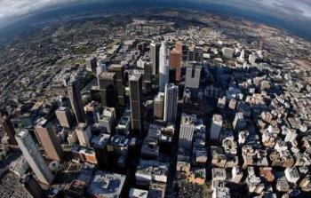 صورة جوية لمدينة غزة  (أرشيف)