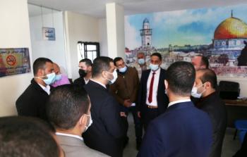 النائب العام يتفقد نيابة شمال غزة الجزئية