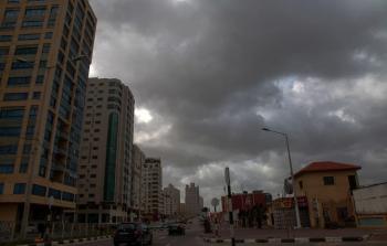 قطاع غزة في ظل المنخفض الجوي القطبي الذي يضرب المنطقة