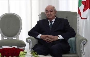 الرئيس الجزائري عبد المجيد تبون